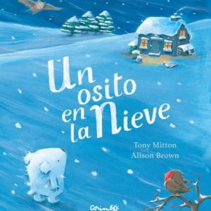 Un osito en la nieve